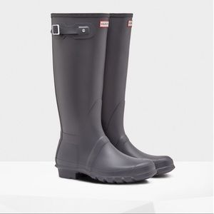 Original Tall Hunter Boots in Dark Slate
